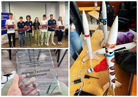 Echipa CDOSR din Oradea câștigă premiul "Highest Technical Achievement" și excelează la Romanian CanSat and Rocketry Championship